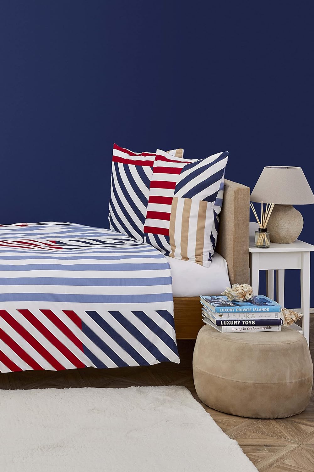 Nautica Home Kai BETTWÄSCHE Set 100% Baumwolle 200X200 + 2X80X80, 200x200