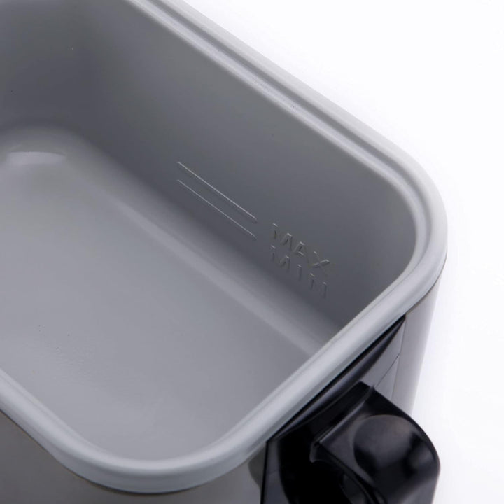 Jata - FR326E - Friteuse, 1000 watts, Couleurs Noir / Argent, 1.3L, Schwarz / Silberfarben