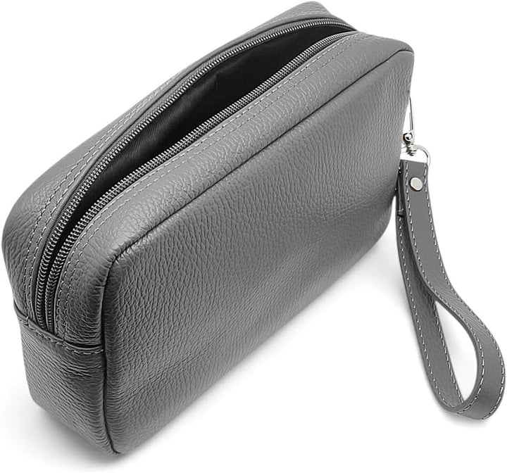 FAST WORLD SHOPPING ® Handtasche Echtes Leder Herren Tasche mit abnehmbarem Griff Handtasche Made In