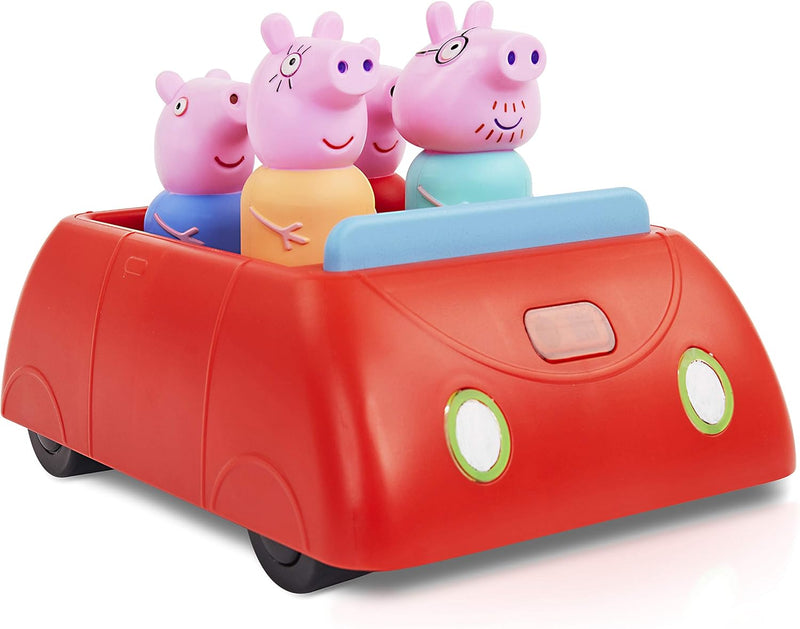 WOW! STUFF Peppa Pig Peppa Pig Peppas Schlaues Auto Interaktives Wutz Spielzeug für Vorschulkinder m