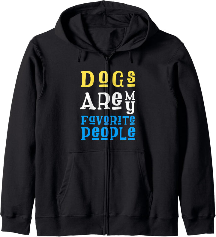 Dogs Are My Favorite Art Of People Niedliches Hundegeschenk Kapuzenjacke