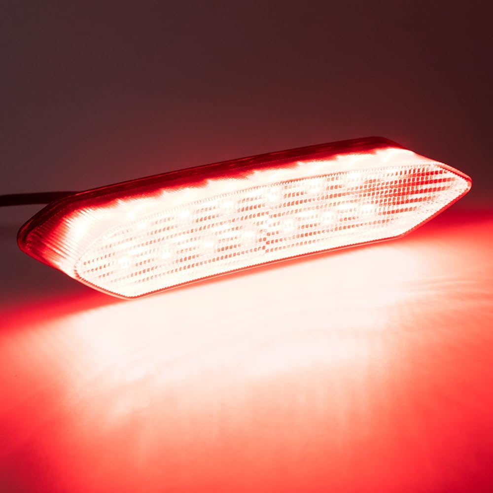 evomosa Motorrad Bremsrücklicht Rücklicht Rotes Licht Bremsleuchte für Motorrad ATV Raptor 700R YFZ4