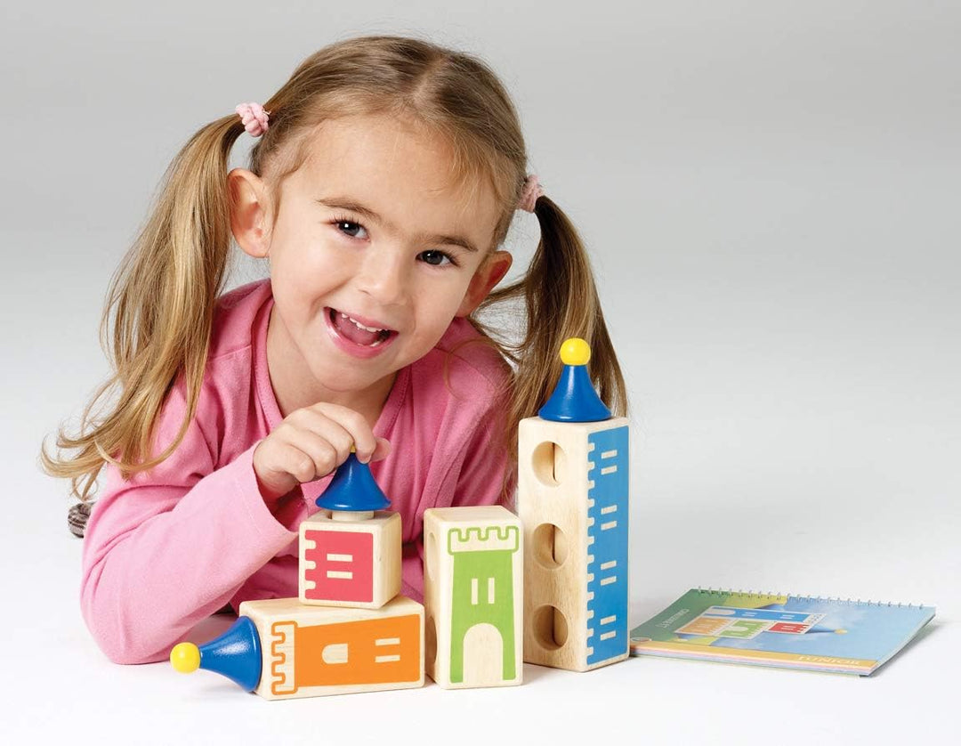 Smart Games - Castle Logix, Preschool Puzzle Game with 48 Challenges, 3+ Years