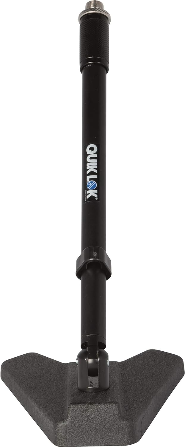 Quik Lok A/114 BK EU Mikrofonständer (EU-Gewinde, Eisenfuss, Tischständer) schwarz