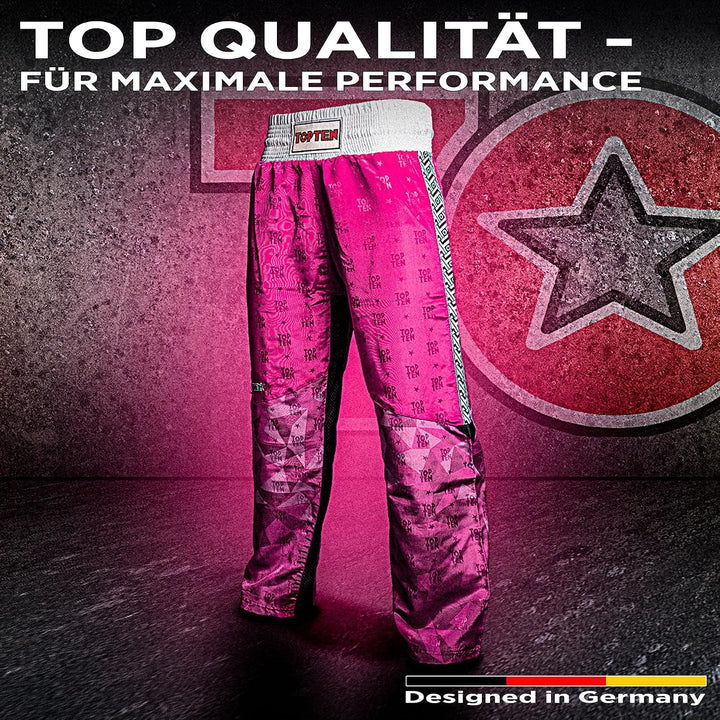 TopTen Kickboxhose „Prism“ Rosa S, Rosa S
