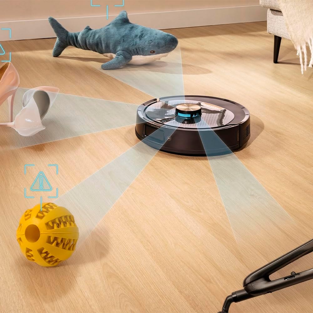 Cecotec Staubsaugerroboter mit Lasernavigation Conga Y100 X-Treme. Saugdruck von 20000kPa, Deckt bis