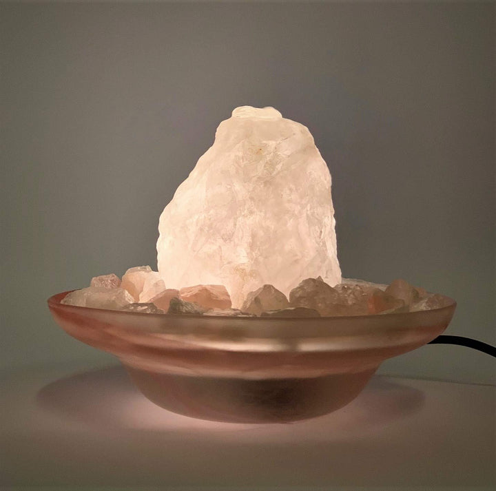 Zimmerbrunnen Leticia Rosenquarz (Schalenfarbe: Rosa)