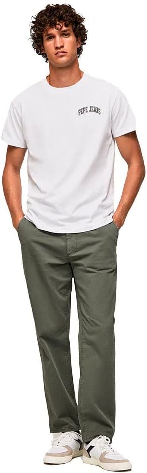 Pepe Jeans Herren Adney T-Shirt S Weiss (White), S Weiss (White)