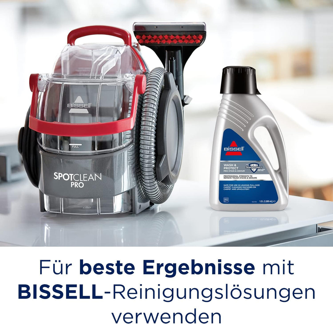 BISSELL SpotClean Pro | Fleckenreiniger für Teppiche, Vorleger, Polster, Treppen und Autos | Enthält