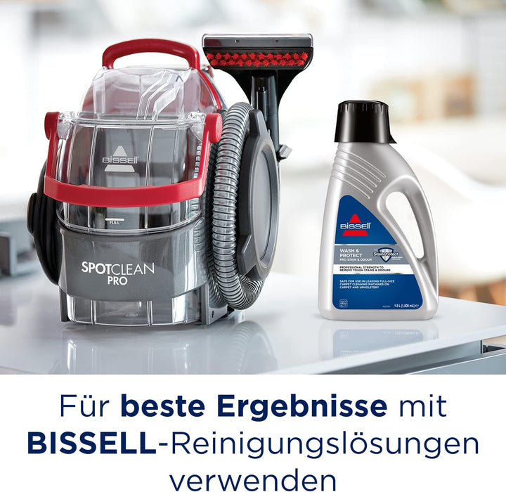BISSELL SpotClean Pro | Fleckenreiniger für Teppiche, Vorleger, Polster, Treppen und Autos | Enthält