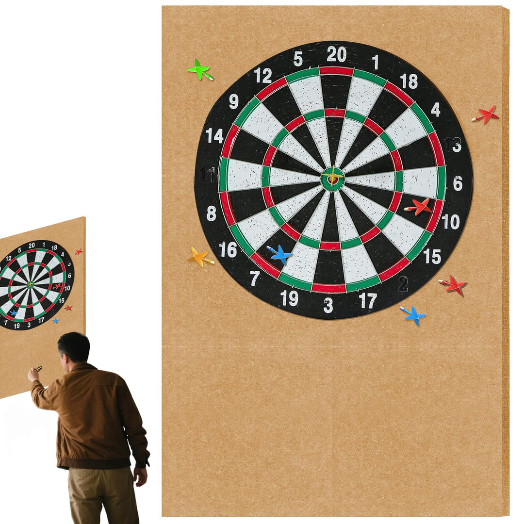 Dartboard Wandschutz, 6 Stück Filz Dartboard Wandschutz, 30x30x1,2cm, Selbstklebende Dartscheiben Um