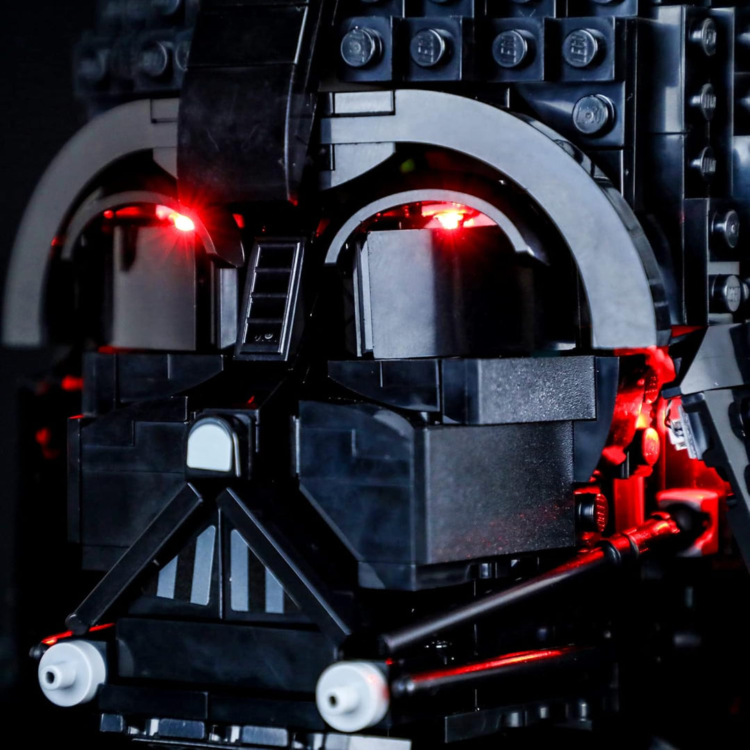 BRIKSMAX Led Beleuchtungsset für Lego Star Wars Vader Helm Bauset - Compatible with Lego 75304 Baust