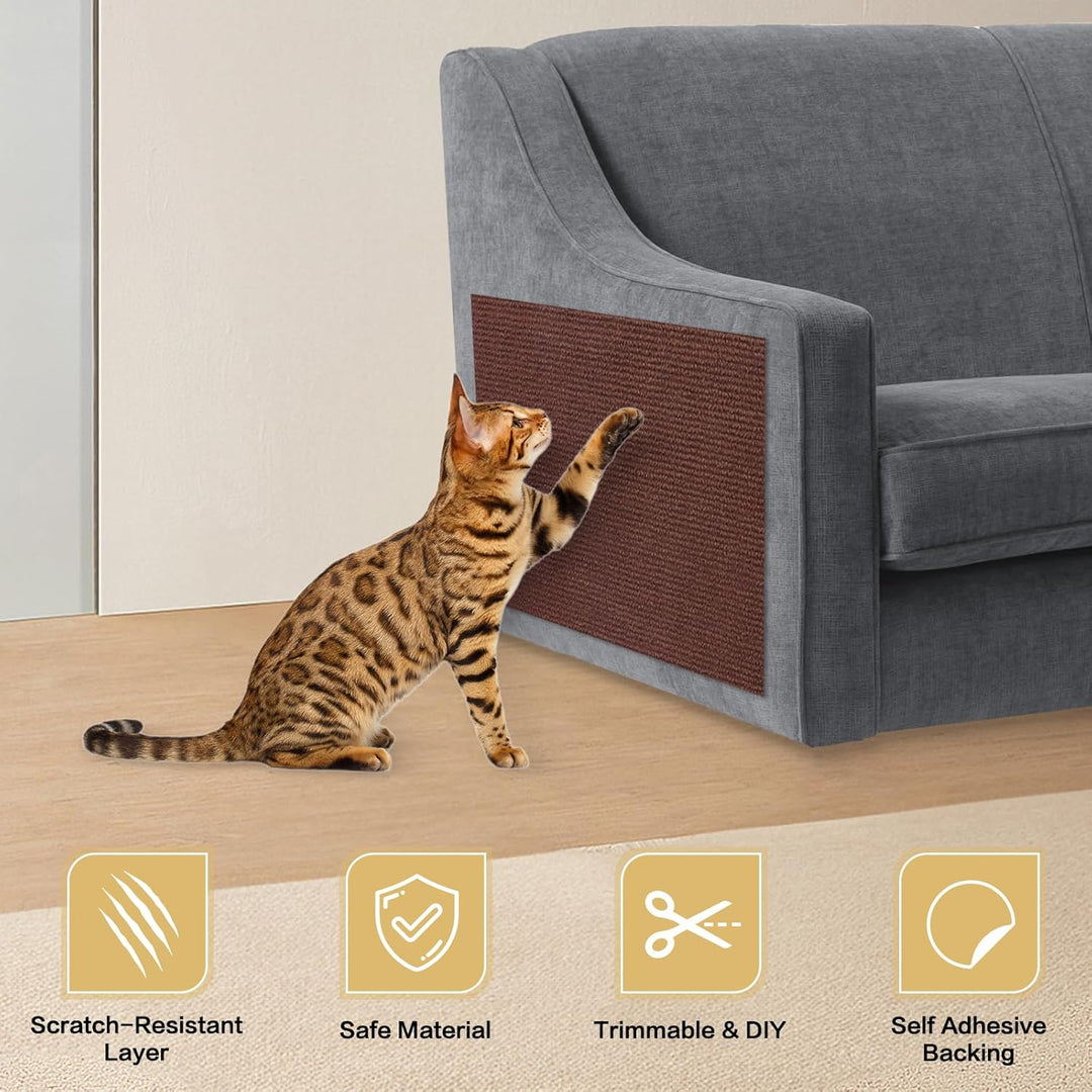 Kratzteppich selbstklebend Kratzmatte Katze Sofa Kratzbretter Katze Wand Kratzbrett Katzen Katzenwan
