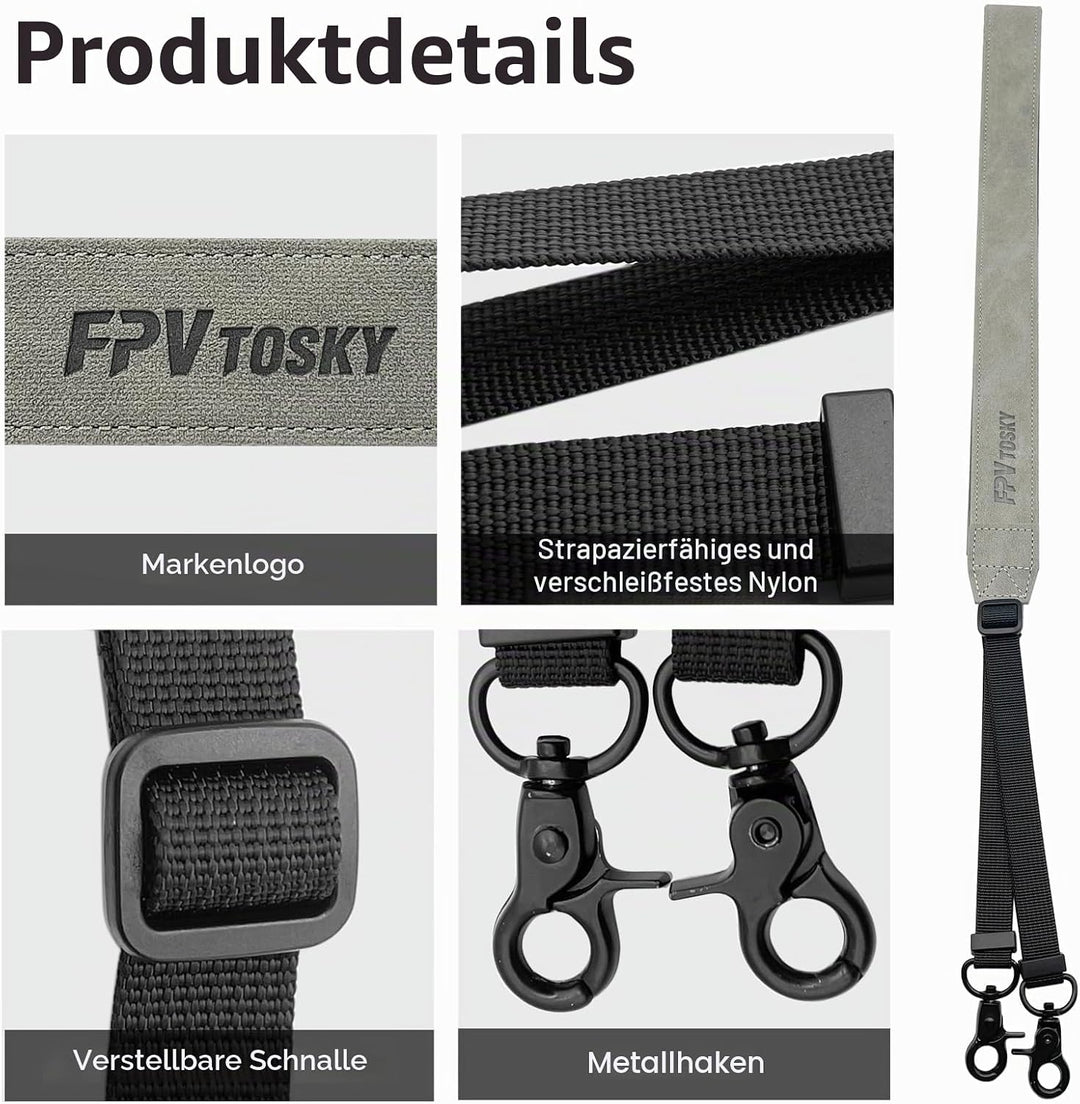 FPVtosky Gurt für DJI RC 2/RC Controller, Mini 5 pro /4 pro Umhängeband + 2 Steuerknüppel, Fernbedie