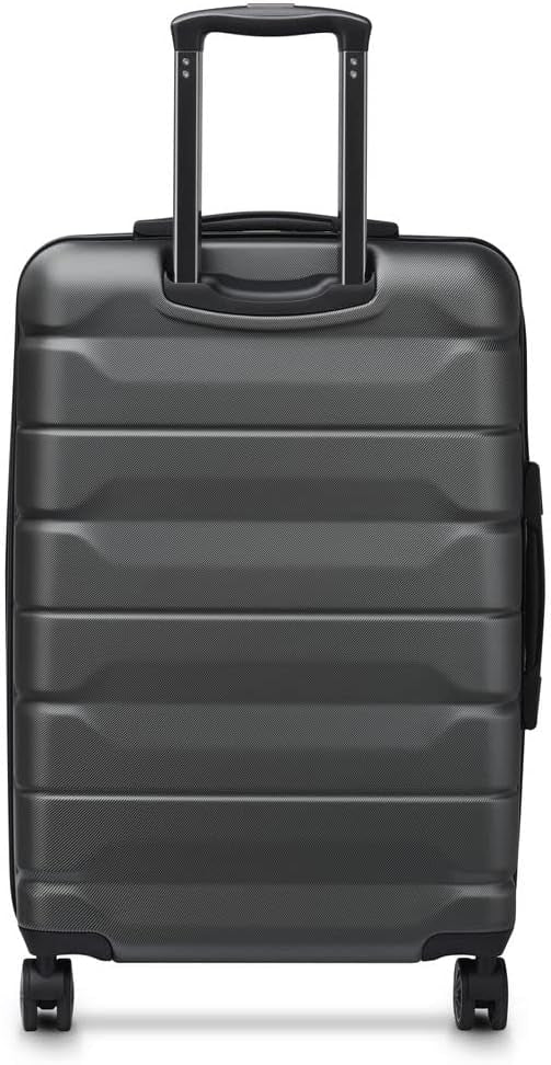 DELSEY PARIS Meteor Kabinenkoffer, schmal, 4 Doppelrollen, 55 cm, für Erwachsene, Unisex, Purpur-08