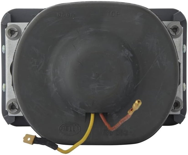 HELLA - Halogen/DE-Scheinwerfereinsatz, Hauptscheinwerfer - 12V - rechteckig - Einbau - Lichtscheibe
