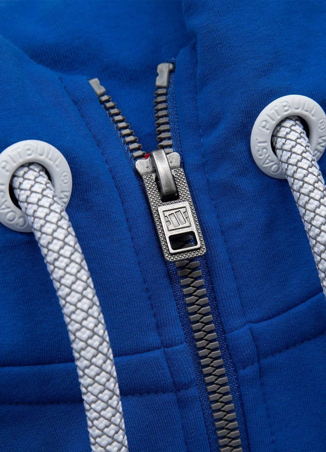Pit Bull West Coast Zip Hoody, Small Logo F. Terry, blau XXL, XXL