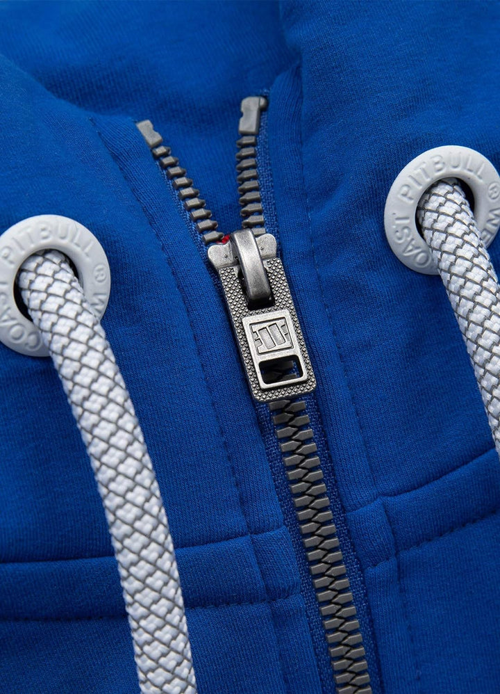 Pit Bull West Coast Zip Hoody, Small Logo F. Terry, blau XXL, XXL