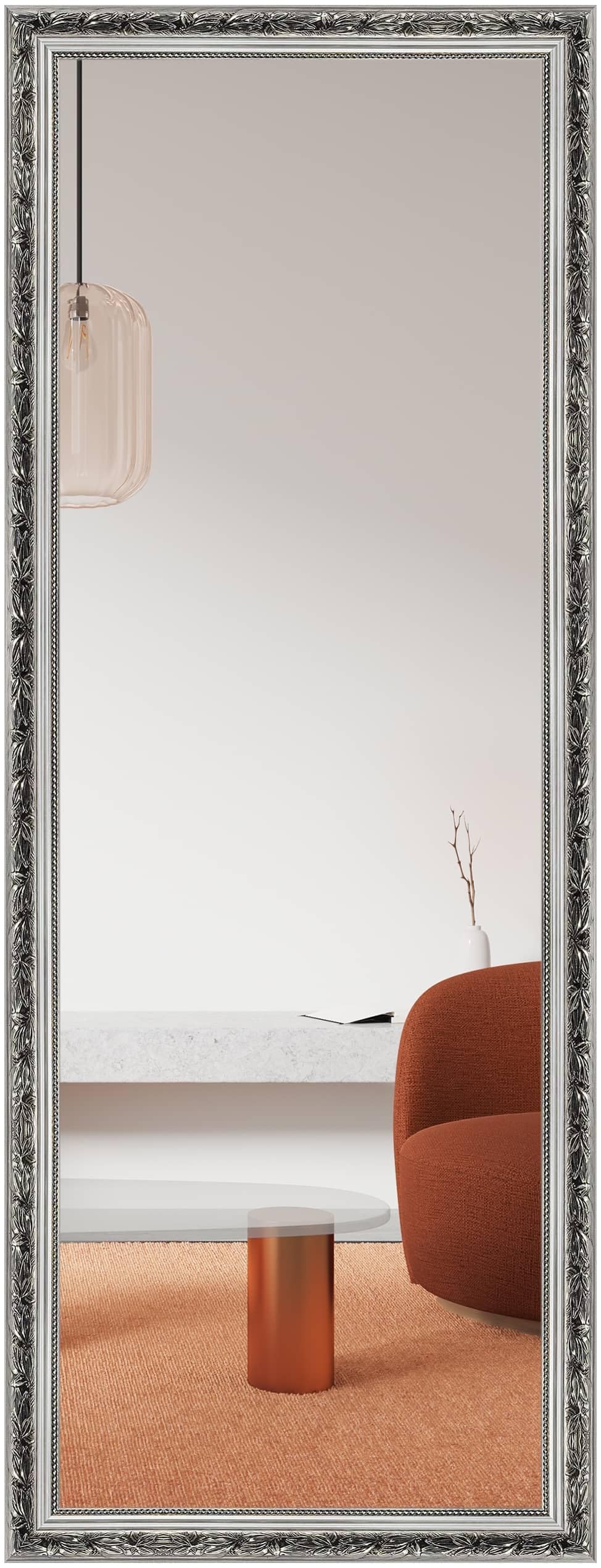 nielsen HOME Wandspiegel Francesca, Silber, Holz, ca. 50x150 cm Silber 150L x 50B cm, Silber 150L x