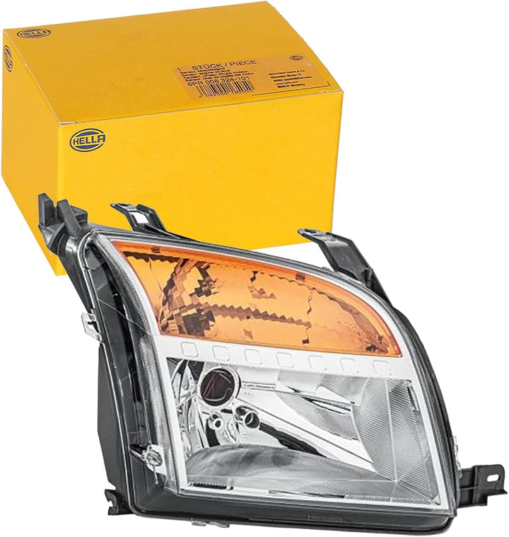 HELLA 1ED 247 026-261 Halogen-Hauptscheinwerfer - rechts - für u.a. Ford Fusion (Ju_) Rechts (Beifah