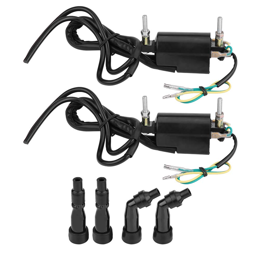 KSTE zündspule, Zündspule Motorradzubehör Zündspule for Kawasaki KZ Suzuki GS CB 650 750 900.