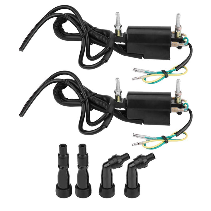 KSTE zündspule, Zündspule Motorradzubehör Zündspule for Kawasaki KZ Suzuki GS CB 650 750 900.