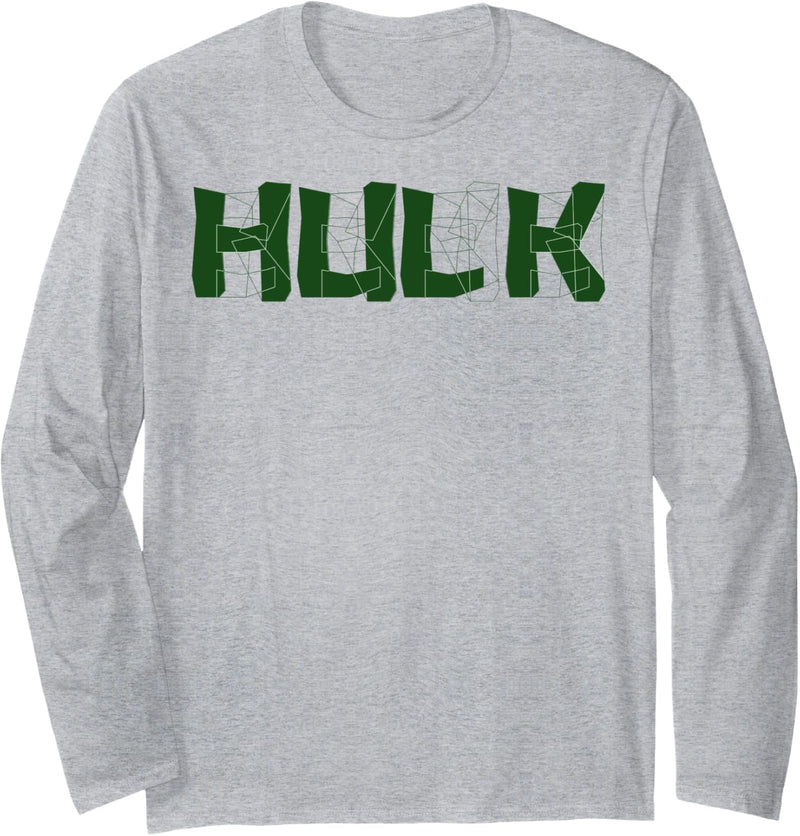 Marvel Avengers Hulk Wire Text Langarmshirt