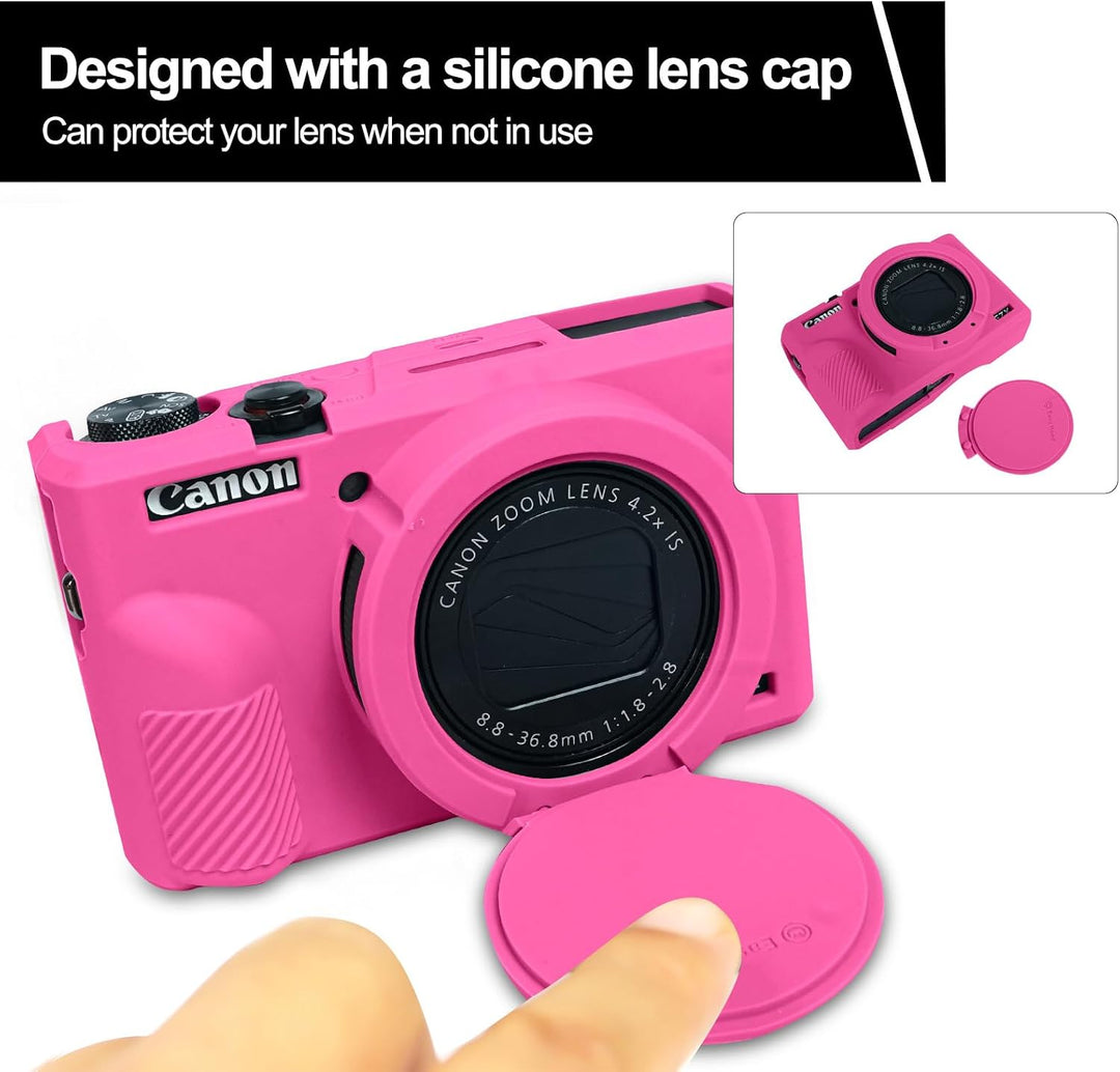 Easy Hood PowerShot G7 X III Kameratasche Silikon hülle für Canon Mark III Digitalkamera Taschen für