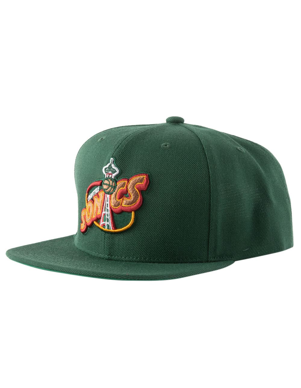 Mitchell & Ness Seattle Supersonics Green Team Ground 2.0 Snapback HWC Cap Kappe Basecap