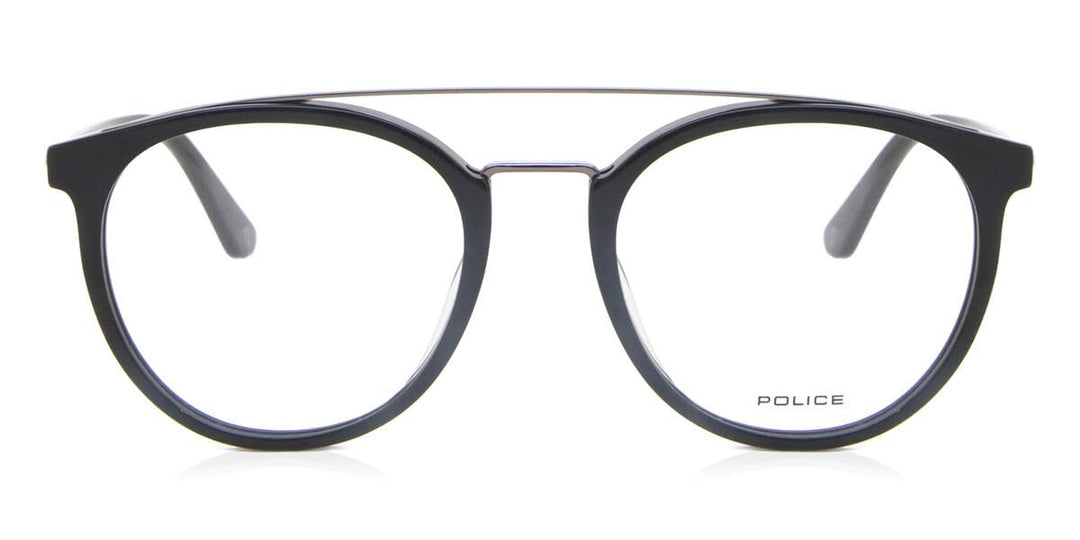Police Unisex Vpl881510700 Sunglasses, Shiny Black, 51