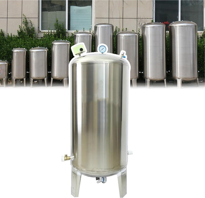 Druckbehälter 160L 200L 250L 300L Vertikale Wasser drucktanks für Pumpbrunnenhaus, Wassertanks aus E