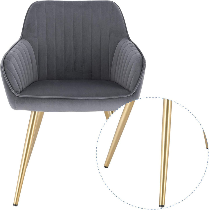 Lestarain Esszimmerstühle 4er Set, für Esszimmer Wohnzimmer Küche, Küchenstühle gepolstert mit Armle