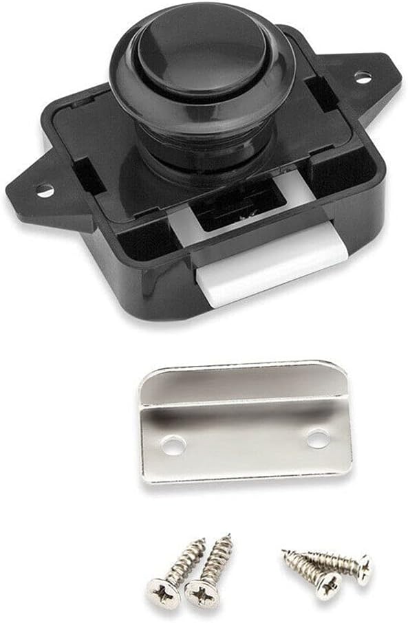 Faderr Druckknopf-Schlösser, 5 Stück, Druckknopf-Verriegelung für Schublade, Schlüsselloses Türschlo