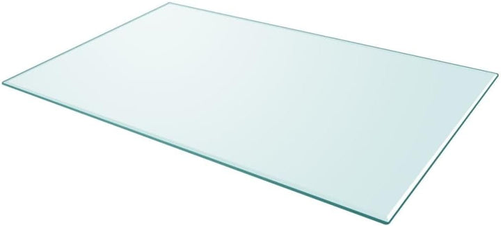 vidaXL Tischplatte aus gehärtetem Glas Tisch Glasplatte rechteckig 1000x620 mm 100 x 62 cm Transpare
