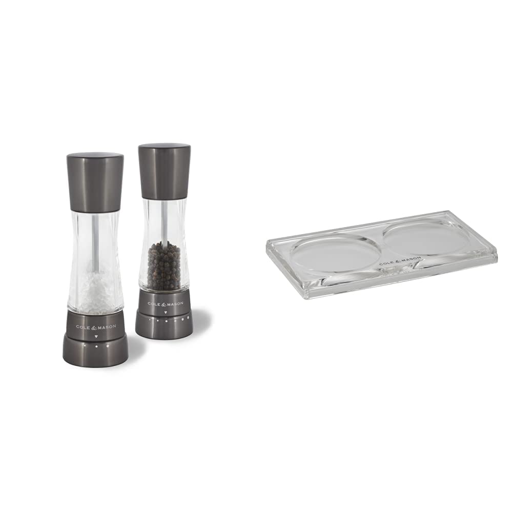Cole & Mason H59428G Derwent Salz und Pfeffer Mühle Set (Rotguss) / Cole & Mason H306119 Ramsgate Kl
