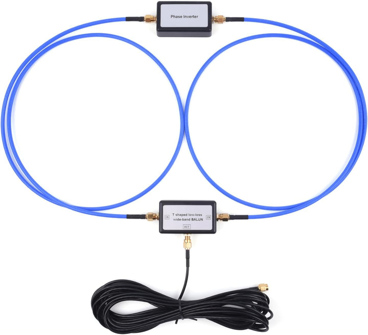 YouLoop 250 mW 10 kHz bis 30 MHz magnetische Antenne, Portable Passive Ringantenne, BNC Steckverbind