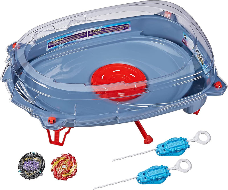 Beyblade Burst Surge Speedstorm Motor Strike Battle Set – Battle Spielset mit motorisierter Beystadi