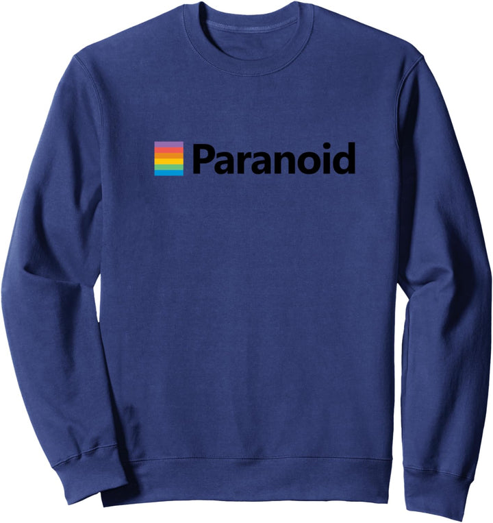 Tumblr-inspirierte Vaporwave "Paranoid" Ästhetik | Retrowave Sweatshirt