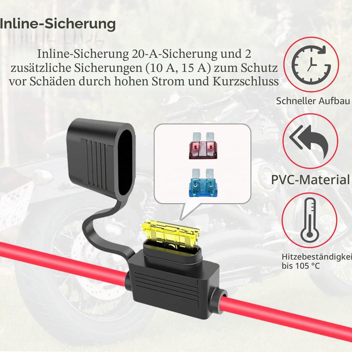 ELFCULB SAE-Splitter-Verlängerungskabel 1 auf 4 SAE-Adapter mit Polaritäts-Rückwärtsadapter für Sola