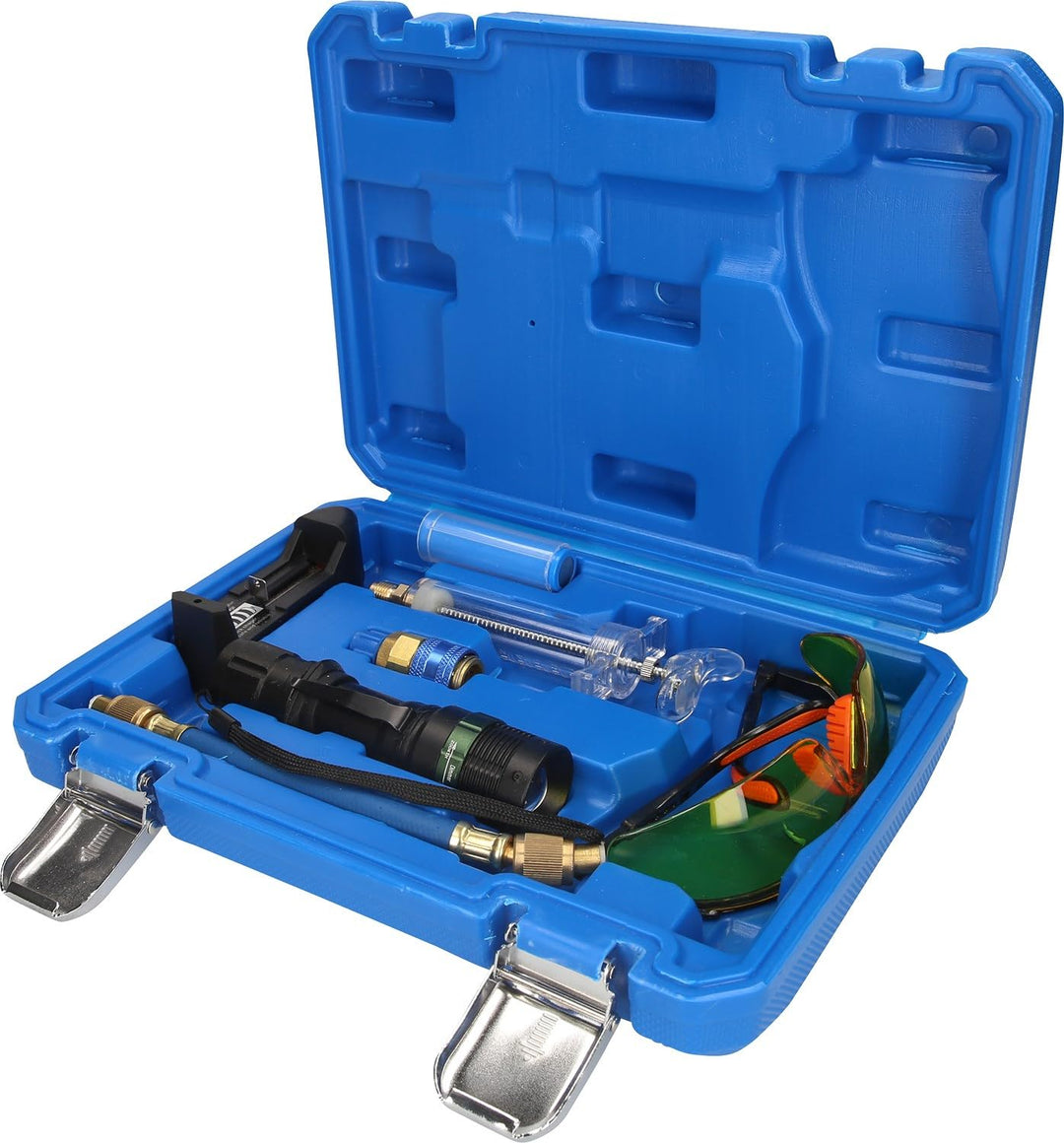 BRILLIANT TOOLS BT611020 UV-Lecksuch-Taschenlampen-Satz, 8-tlg [Powered by KS TOOLS]