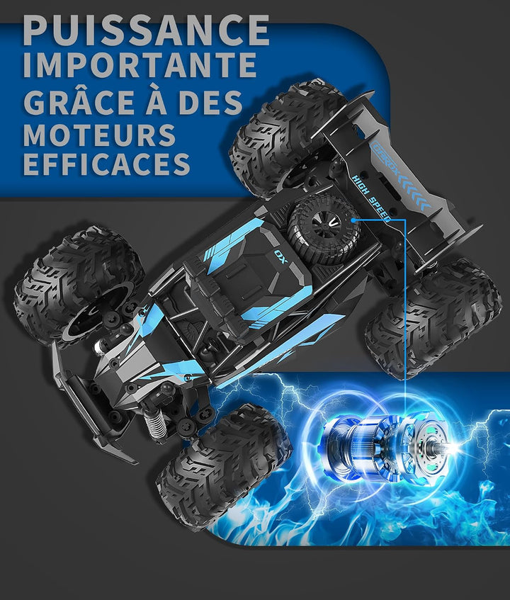 Carox 1:18 Ferngesteuertes Offroad RC Auto，Dunkelblau, Blau