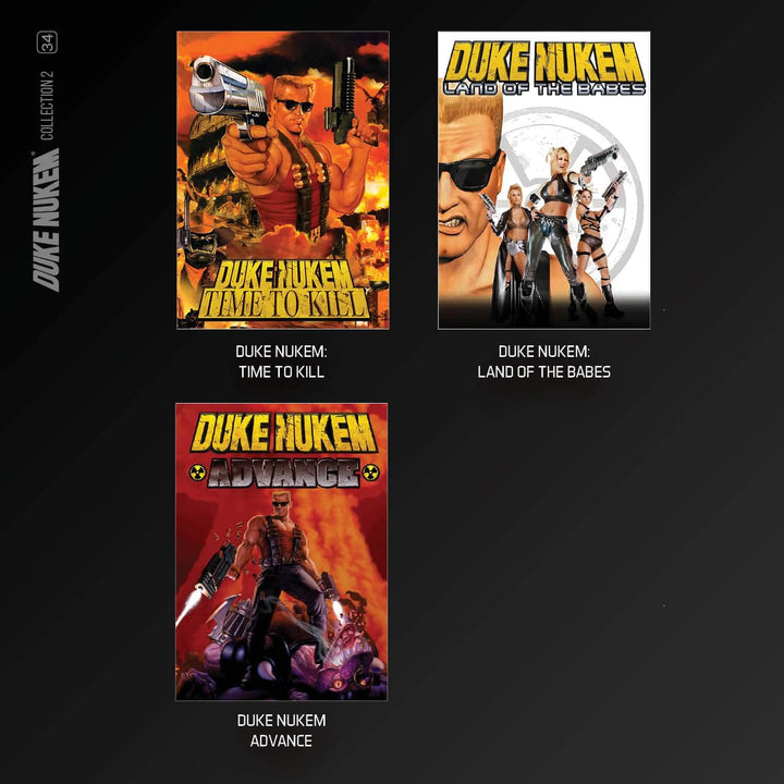 Blaze Evercade Red Cart 34 â€“ Duke Nukem Col. 2