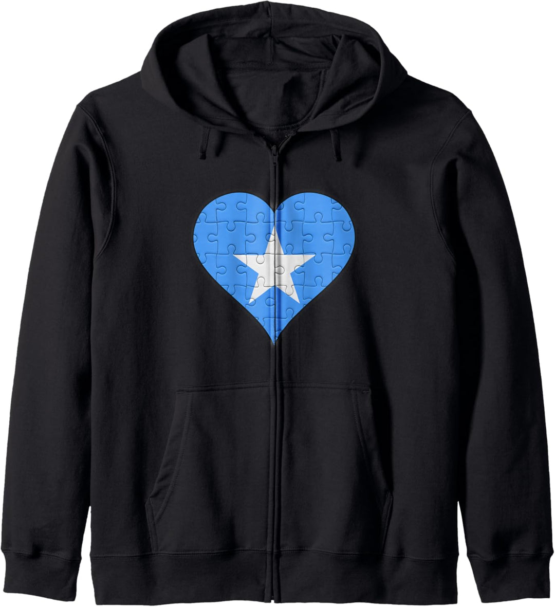 Somalia Somalische Flagge Herz Kapuzenjacke