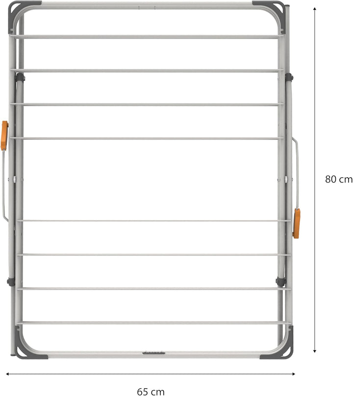 Rörets Wäscheständer Rise White - Pop-Up-Konstruktion - Sicherheitssperre - 61x49x140 cm - 18 m Troc
