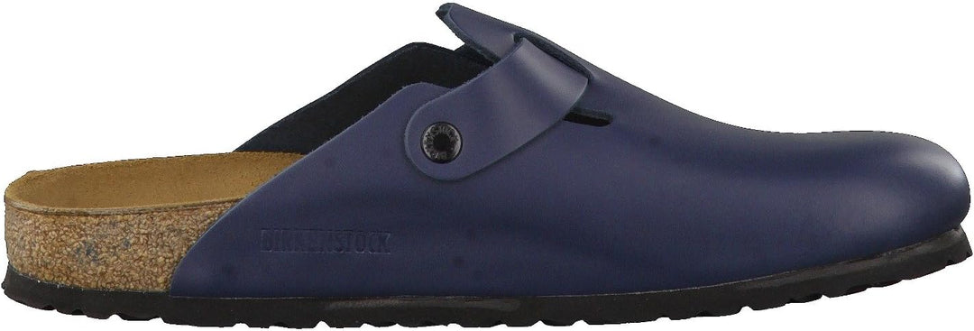 BIRKENSTOCK Herren Clogs Boston ESD 41 EU Schmal Blau, 41 EU Schmal Blau
