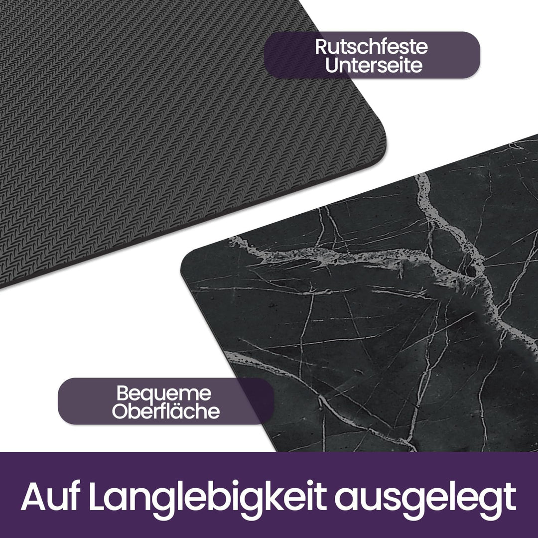 DEXI Badematte rutschfest 50 x 80 cm, Super Absorbierende Badezimmerteppich, schnelltrocknende Badvo