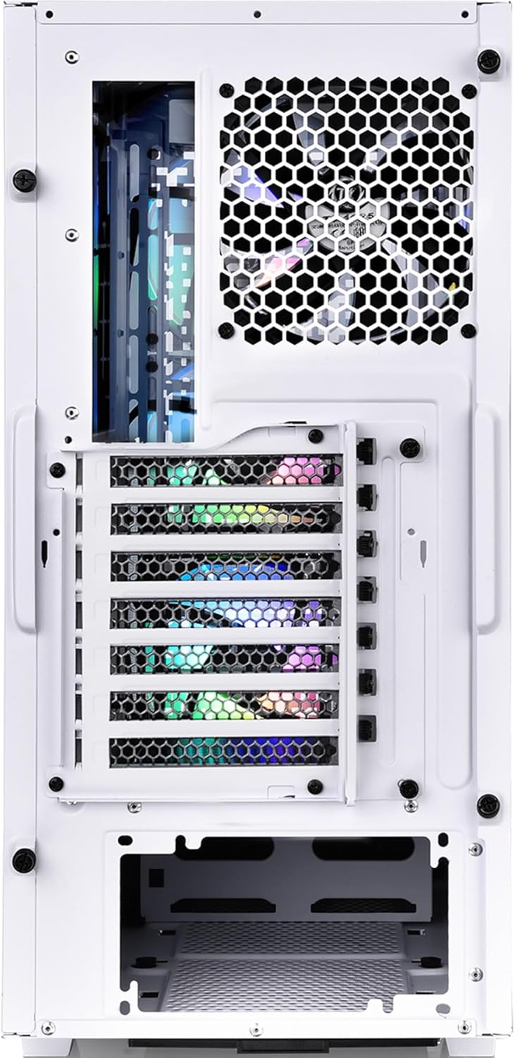 Thermaltake V350 TG ARGB Air Snow White PC-Chassis Mid-Tower-ATX-Gehäuse 4mm gehärtetes Glas 4X Lüft