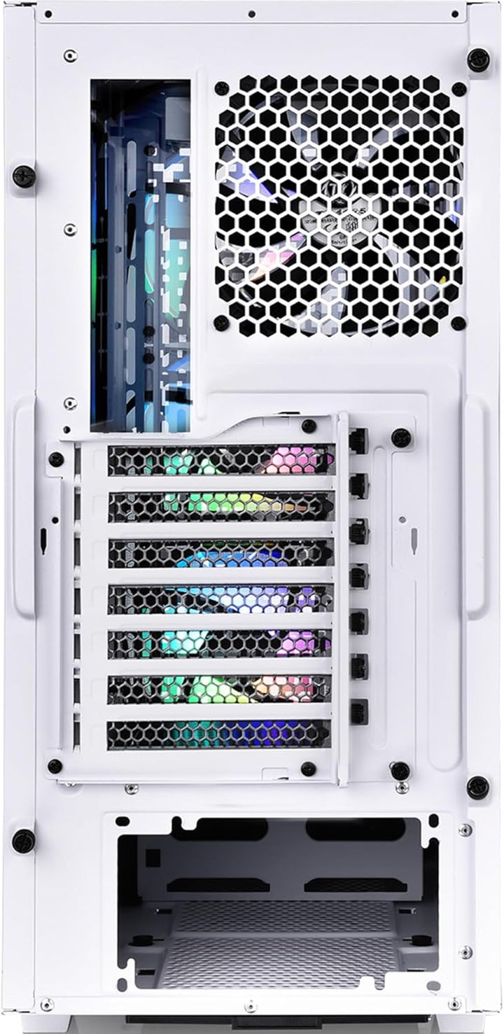 Thermaltake V350 TG ARGB Air Snow White PC-Chassis Mid-Tower-ATX-Gehäuse 4mm gehärtetes Glas 4X Lüft