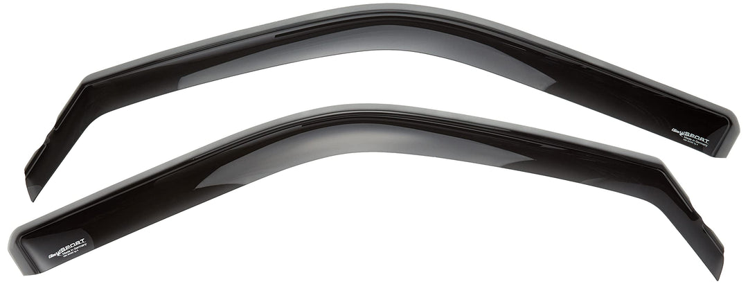 ClimAir Car Comfort Windabweiser Schwarz kompatibel mit Volkswagen Transporter T5 2003-2015 & T6 201