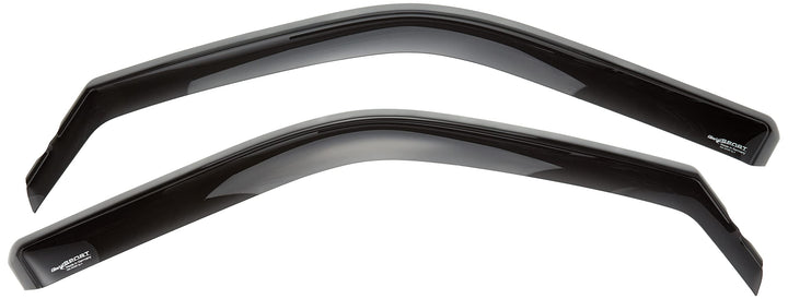 ClimAir Car Comfort Windabweiser Schwarz kompatibel mit Volkswagen Transporter T5 2003-2015 & T6 201